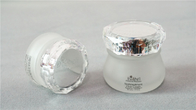 JG-R43 diamond glass cosmetic jar/container_facial cream/serum,musk,essence,moisturizer