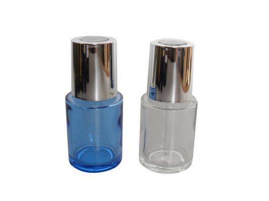 China ES-322 30ml glass cosmetic bottle &amp; rotable plastic dropper pipettes/closures/assemblies supplier