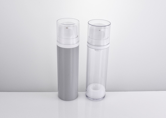 China Transparent plastic airless pump bottle 120&amp;150ml China manufacturers empty primary cosmetic&amp;skincare packaging supplier