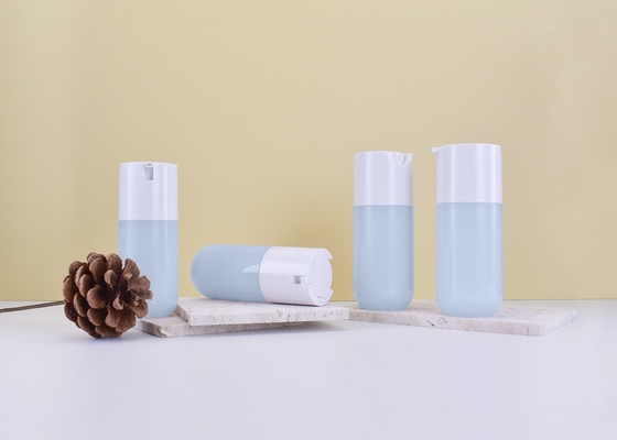 China 30ml 50ml mono plastic airless cosmetic bottle with dispensing pump as sustainable skincare packaging for whoelsale &amp; cu supplier