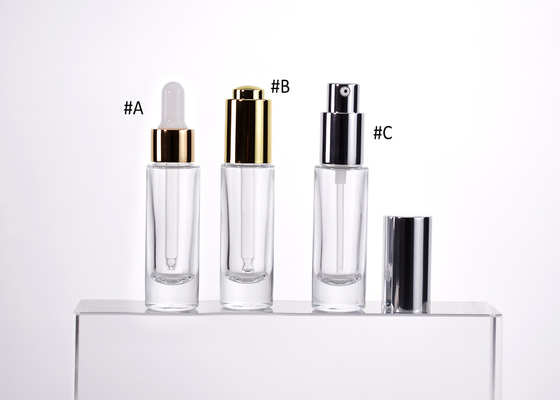 China Wholesale &amp; Custom Small 12ml Mini Empty Luxury Glass Cosmetic Bottles For Facial Serum &amp; Oil supplier