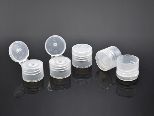 China In Stock 20/410 Natural Flip Top Bottle Cap clear snap on dispensing closure cheap fast delivery low price supplier