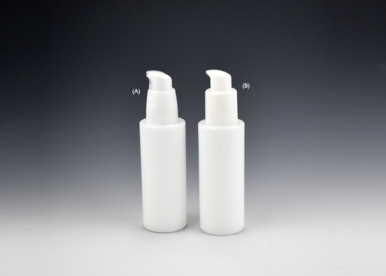 China Sustainable 50ml Cylindrical Jade Opal White Glass Bottle, Opal White Glass Bottles For Skincare And Cosmetics Products supplier