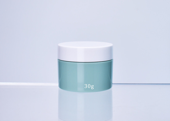 China Classic Empty 1OZ custom Round plastic PP cream jar  with Thick Heavy wall for Skincare Face cream with PCR available supplier