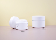 Plastic skincare jars for cream