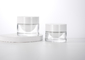 30ML 50ML Refillable Double Wall Glass Cosmetic Jar with Customizable PP Inner Jar and Cap For Skincare Cream,Mask supplier