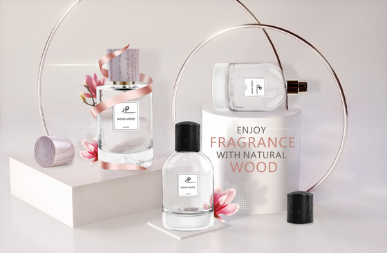 Recyclable Conic Shaped Wooden Perfume Cap & Closure For FEA 15 Perfume Bottle Packaging,Custom Real Wooden Perfume Lid