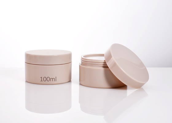3 oz Eco-friendly Refillable Plastic PCR PP Cosmetic Jars With Wholesale Customized Decoration For Skincare And Personal